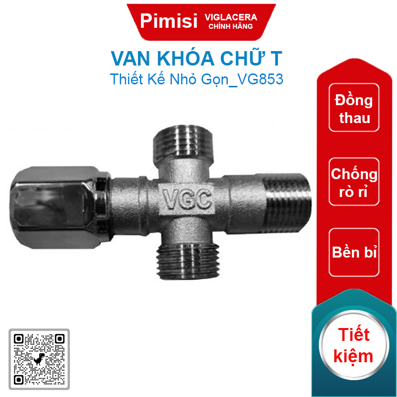 Van khóa chữ T Viglacera VG853