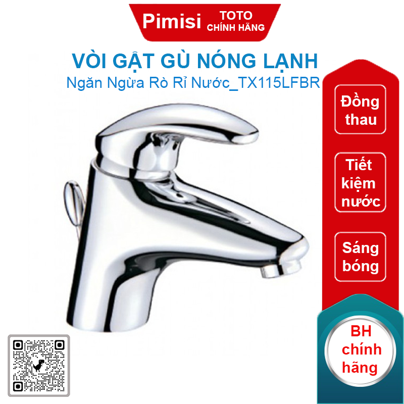 Vòi gật gù nóng lạnh TOTO TX115LFBR