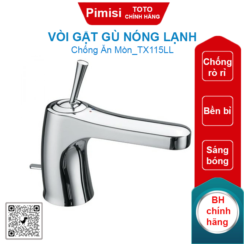 Vòi gật gù nóng lạnh TOTO TX115LL loop