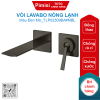 Vòi lavabo Toto TLP02309BA#MBL nóng lạnh gắn tường đen mờ