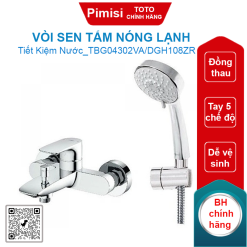 Vòi sen TOTO TBG04302VA/DGH108ZR tay sen 5 chế độ