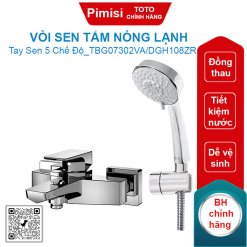Vòi sen TOTO TBG07302VA/DGH108ZR tay sen 5 chế độ