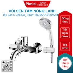 Vòi sen TOTO TBG11302VA/DGH108ZR tay sen 5 chế độ