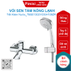 Vòi sen TOTO TBS01302V/DGH108ZR tay sen 5 chế độ
