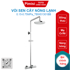 Vòi sen cây TOTO TBW01301BB nóng lạnh