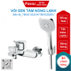 Vòi sen tắm TOTO TBG01302VA/TBW02005V nóng lạnh