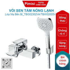 Vòi sen tắm TOTO TBG02302VA/TBW02005V nóng lạnh