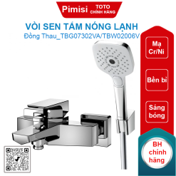 Vòi sen tắm TOTO TBG07302VA/TBW02006V nóng lạnh