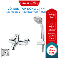 Vòi sen tắm TOTO TBS02302V/DGH104ZR nóng lạnh