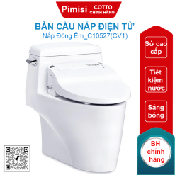 Bàn cầu COTTO C10527(CV1) nắp điện tử