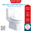 Bàn cầu COTTO C1182(CN1) hai khối nắp rửa cơ 3x3-E