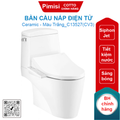 Bàn cầu COTTO C13527(CV3) nắp điện tử
