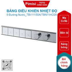 Bảng điều khiển TOTO TBV11150A/TBN11HC0A nhiệt độ 5 đường nước dòng G
