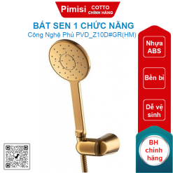 Bát sen Cotto Z10D#GR(HM) 1 chức năng màu vàng