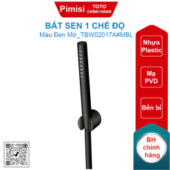 Bát sen TOTO TBW02017A#MBL 1 chế độ màu đen mờ