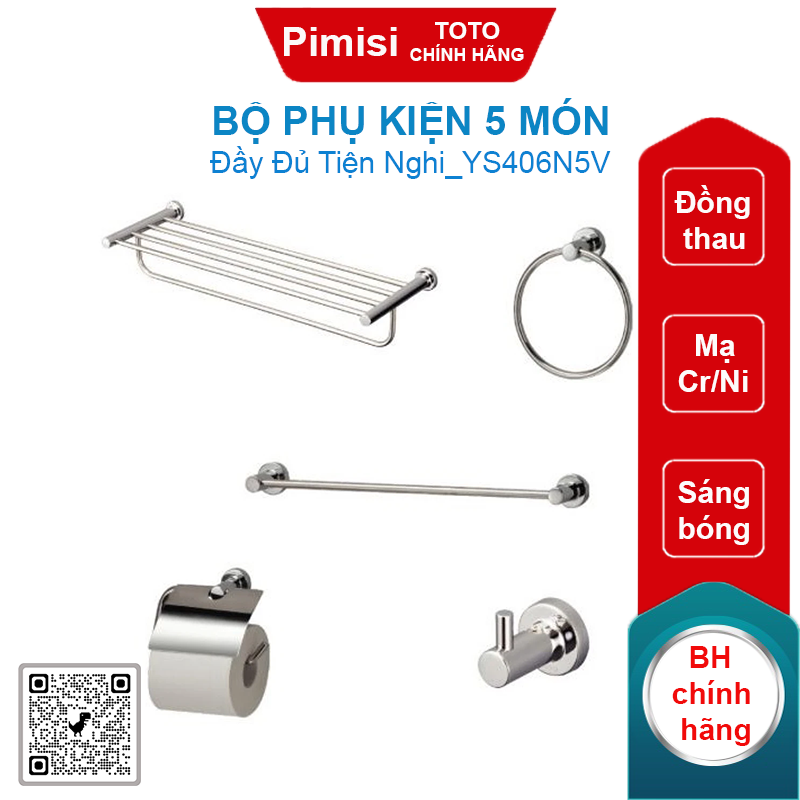 Bộ phụ kiện TOTO YS406N5V 5 món