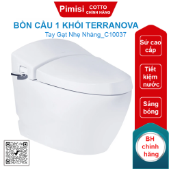 Bồn cầu COTTO C10037 1 khối Terranova xả gạt cao cấp