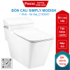 Bồn cầu COTTO C103247 1 khối Simply Modish xả gạt