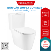 Bồn cầu COTTO C103327 1 khối Simply Connect xả nhấn
