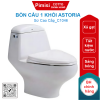 Bồn cầu COTTO C1046 1 khối Astoria xả gạt