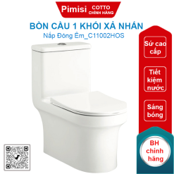 Bồn cầu COTTO C11002HOS 1 khối CHARM xả nhấn
