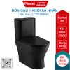 Bồn cầu COTTO C11007#MBK 1 khối xả nhấn màu đen