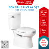 Bồn cầu COTTO C1388 2 khối Timon xả gạt