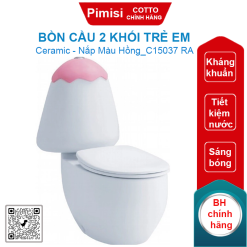 Bồn cầu COTTO C15037 RA Googai hai khối trẻ em