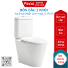 Bồn cầu COTTO C17017 2 khối Space Solution xả nhấn