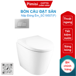 Bồn cầu COTTO SC19507(F) đặt sàn thoát ngang 190mm