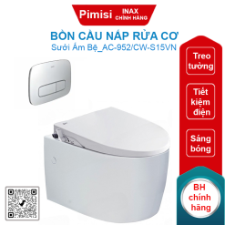 Bồn cầu INAX AC-952/CW-S15VN treo tường nắp rửa cơ