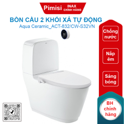Bồn cầu INAX ACT-832/CW-S32VN 2 khối xả tự động