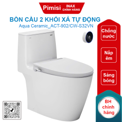 Bồn cầu INAX ACT-902/CW-S32VN 2 khối xả tự động