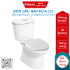 Bồn cầu INAX C-306A/CW-S15VN nắp rửa cơ