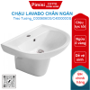 Chậu lavabo COTTO C000606OS/C400000OS Belen chân ngắn