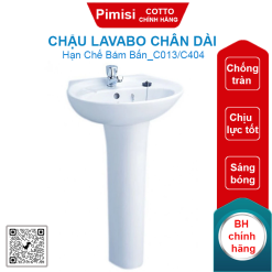 Chậu lavabo COTTO C013/C404 Kensington 20 chân dài