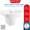 Chậu lavabo COTTO C0141/C4241 Brio chân ngắn