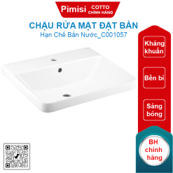 Chậu rửa mặt COTTO C001057 đặt bàn Simply Modish
