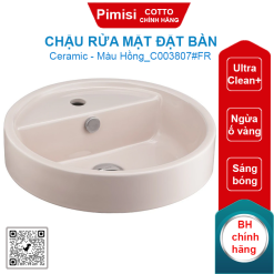 Chậu rửa mặt COTTO C003807#FR đặt bàn
