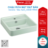 Chậu rửa mặt COTTO C003817#MM đặt bàn Geo Square