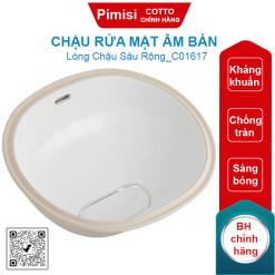 Chậu rửa mặt COTTO C01617 âm bàn