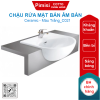 Chậu rửa mặt COTTO C021 Hellen bán âm bàn