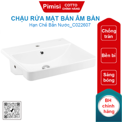 Chậu rửa mặt COTTO C022607 Simply Modish bán âm bàn