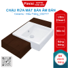 Chậu rửa mặt COTTO C02717 Parvis bán âm bàn