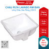 Chậu rửa mặt COTTO C0512 âm bàn