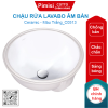 Chậu rửa mặt COTTO C0513 âm bàn