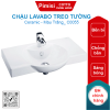 Chậu rửa mặt treo tường COTTO C0055 Space 65