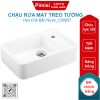 Chậu rửa mặt treo tường COTTO C00657 450x300 mm Nhỏ