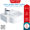 Chậu rửa mặt treo tường COTTO C04017 Space-Corner