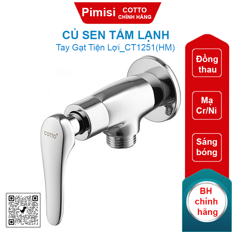 Củ sen tắm COTTO CT1251(HM) lạnh